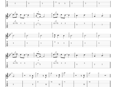 A Thousand Years - Christina Perri - Guitar Instrumental (PDF)