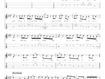 All of Me - John Legend - Guitar Instrumental (PDF)