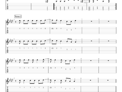 American Idiot - Green Day - Guitar Instrumental (PDF)