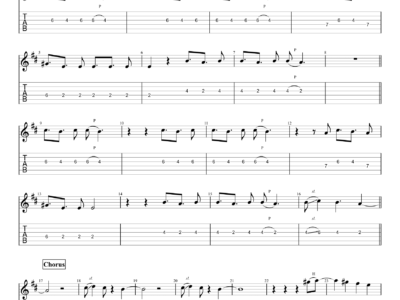 As It Was - Harry Styles - Guitar Instrumental (PDF)