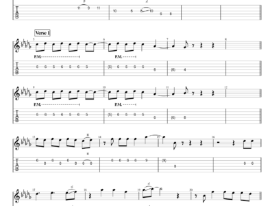 Bad Habits - Ed Sheeran - Guitar Instrumental (PDF)