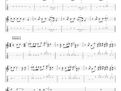 Beautiful In White - Guitar Instrumental (PDF)
