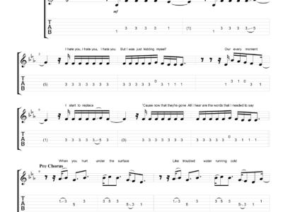 Before You Go - Lewis Capaldi - Guitar Instrumental (PDF)
