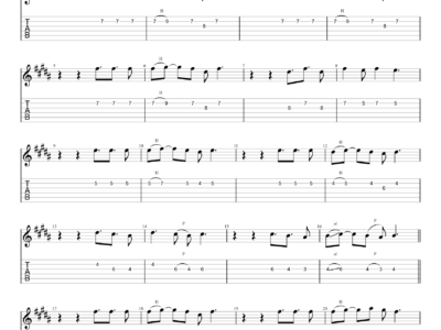 Cant Take My Eyes Off You - Frankie Valli - Guitar Instrumental (PDF)