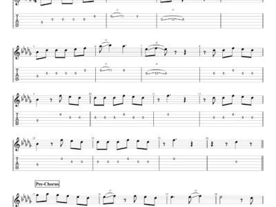 Dandelions - Ruth B. - Guitar Instrumental (PDF)