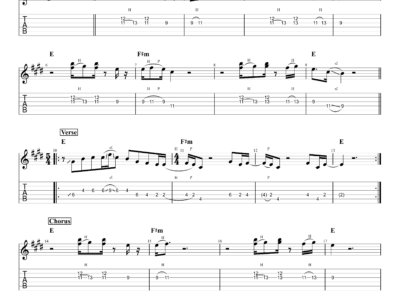 Don't Let Me Down - The Beatles - Electric Guitar (PDF)
