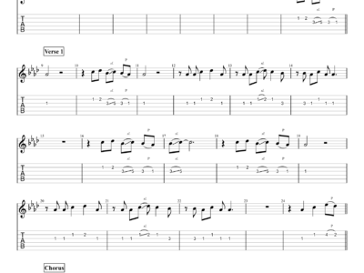 Every Breath You Take - The Police - Guitar Instrumental (PDF)
