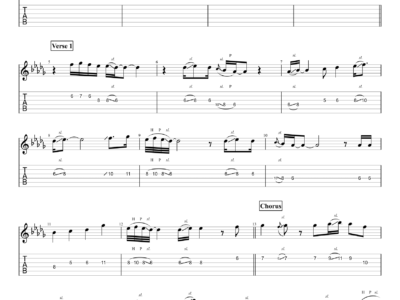 Everything I Do - Bryan Adams - Guitar Instrumental (PDF)