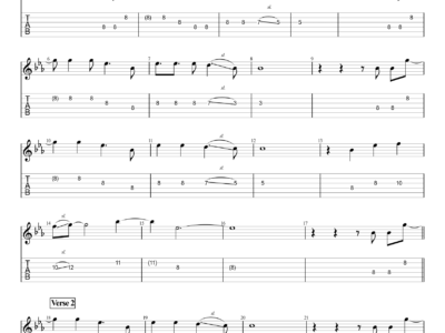 FIX YOU - Coldplay - Guitar Instrumental (PDF)
