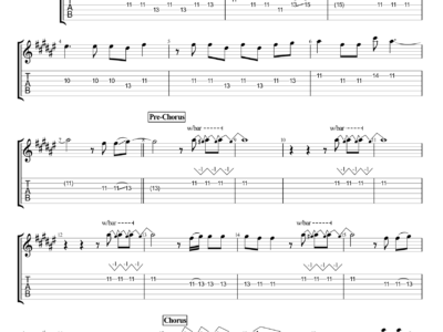 Faded - Alan Walker - Guitar Instrumental (PDF)