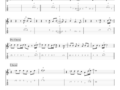 Flowers - Miley Cyrus - Guitar Instrumental (PDF)