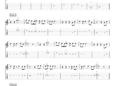 Heaven - Bryan Adams - Guitar Instrumental (PDF)