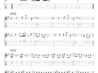 I Love You So - The Walters - Guitar Instrumental (PDF)