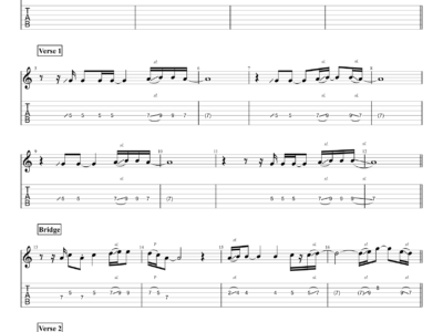 Imagine - John Lennon - Guitar Instrumental (PDF)