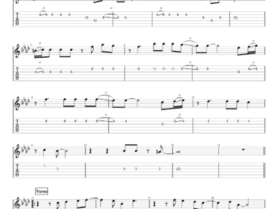 Killing Me Softly - Fugees - Guitar Instrumental (PDF)