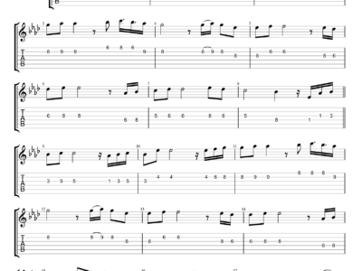 Kiss The Rain - Yiruma - Guitar Instrumental (PDF)