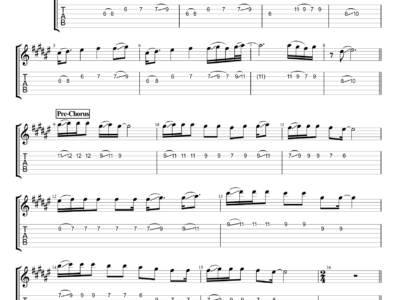 Lathi - Weird Genius -Guitar Instrumental (PDF)