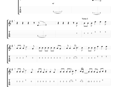 Lemon Tree - Fools Garden - Guitar Instrumental (PDF)