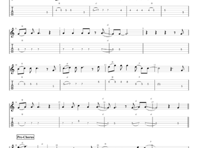 My Love - Westlife - Guitar Instrumental (PDF)