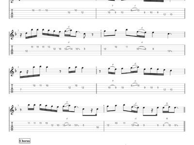 Not You - Alan Walker & Emma Steinbakken - Guitar Instrumental (PDF)