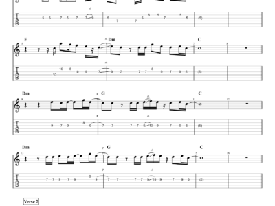 November Rain - Guns N’ Roses - Guitar Instrumental (PDF)