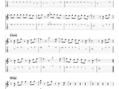 Ob-La-Di, Ob-La-Da - The Beatles - Instrumental Guitar (PDF)