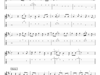 One Last Breath - Creed - Guitar Instrumental (PDF)