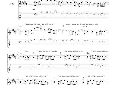 Payphone - Maroon 5 - Guitar Instrumental (PDF)