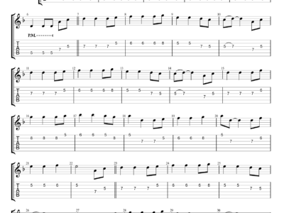 Pirates Of The Carribean - Guitar Instrumental (PDF)