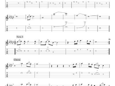 Send Me An Angel - Scorpions - (Guitar Instrumental (PDF)