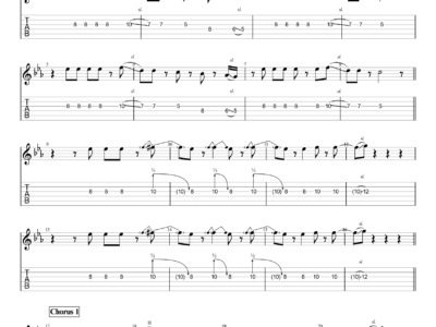 She Will Be Loved - Maroon 5 - Guitar Instrumental (PDF)