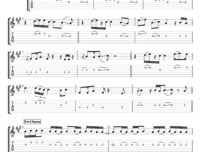 Someone Like You - Adele - Guitar Instrumental (PDF)