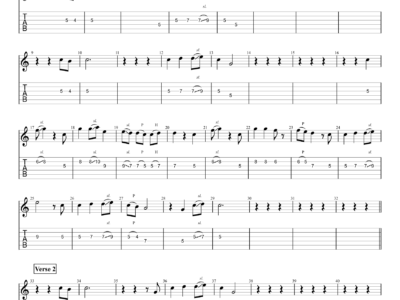 Tak Ingin Usai - Keisya Levronka - Guitar Instrumental (PDF)