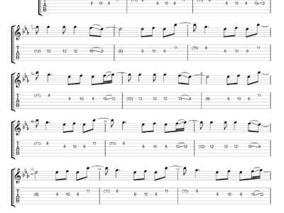 The Scientist - Coldplay - Guitar Instrumental (PDF)
