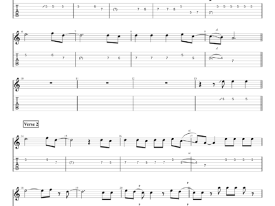 Viva La Vida - Coldplay - Guitar Instrumental (PDF)
