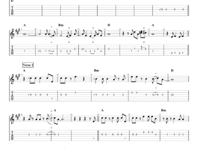What's Up - 4 Non Blondes - Guitar Instruemnetal (PDF)