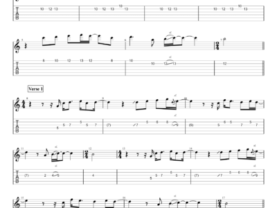 Wind of Change - Scorpions - Guitar Instrumental (PDF)