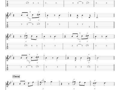 You Are The Reason - Calum Scott -Guitar Instrumental (PDF)