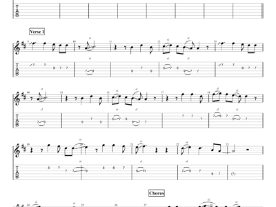 You're All I Need - White Lion - Guitar Instrumental (PDF)