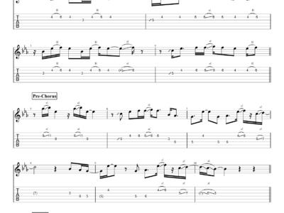 You're Still The One - Shania Twain - Guitar Instrumental (PDF)