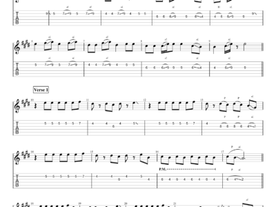 abcdefu - GAYLE - Guitar Instrumental (PDF)