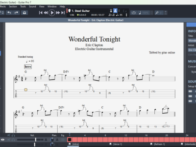 Wonderful Tonight - Eric Clapton - Electric Guitar (GPX)