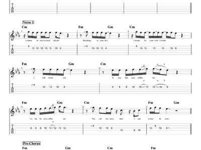 I Wanna Be Yours - Arctic Monkeys (Guitar Instrumental) Lyrics (PDF)